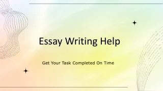 Essay Writing Help in Canada Experts At Your Service