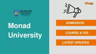 monad university