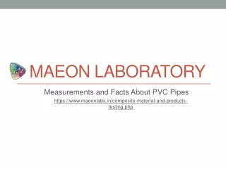 PVC pipe testing in chennai