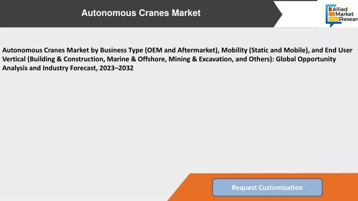 autonomous cranes market