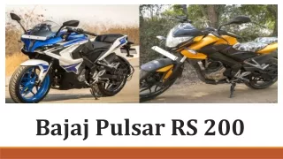 bajaj pulsar rs 200