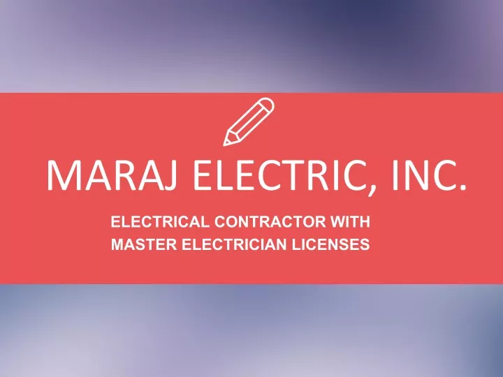 maraj electric inc