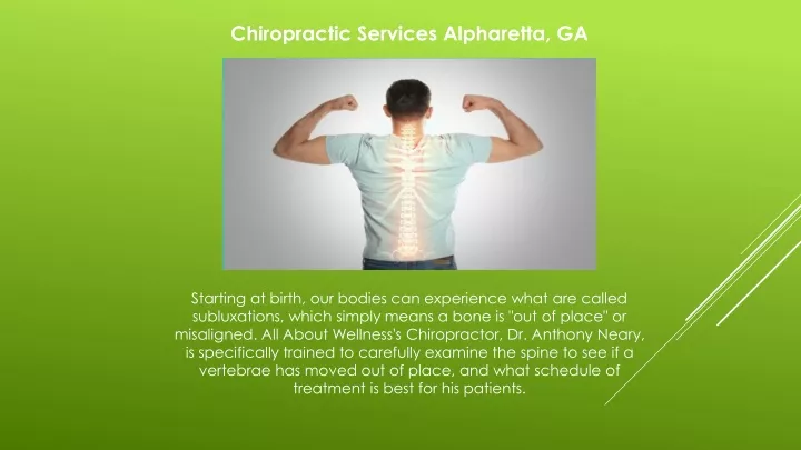 chiropractic services alpharetta ga