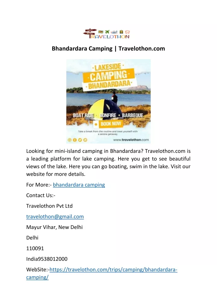bhandardara camping travelothon com