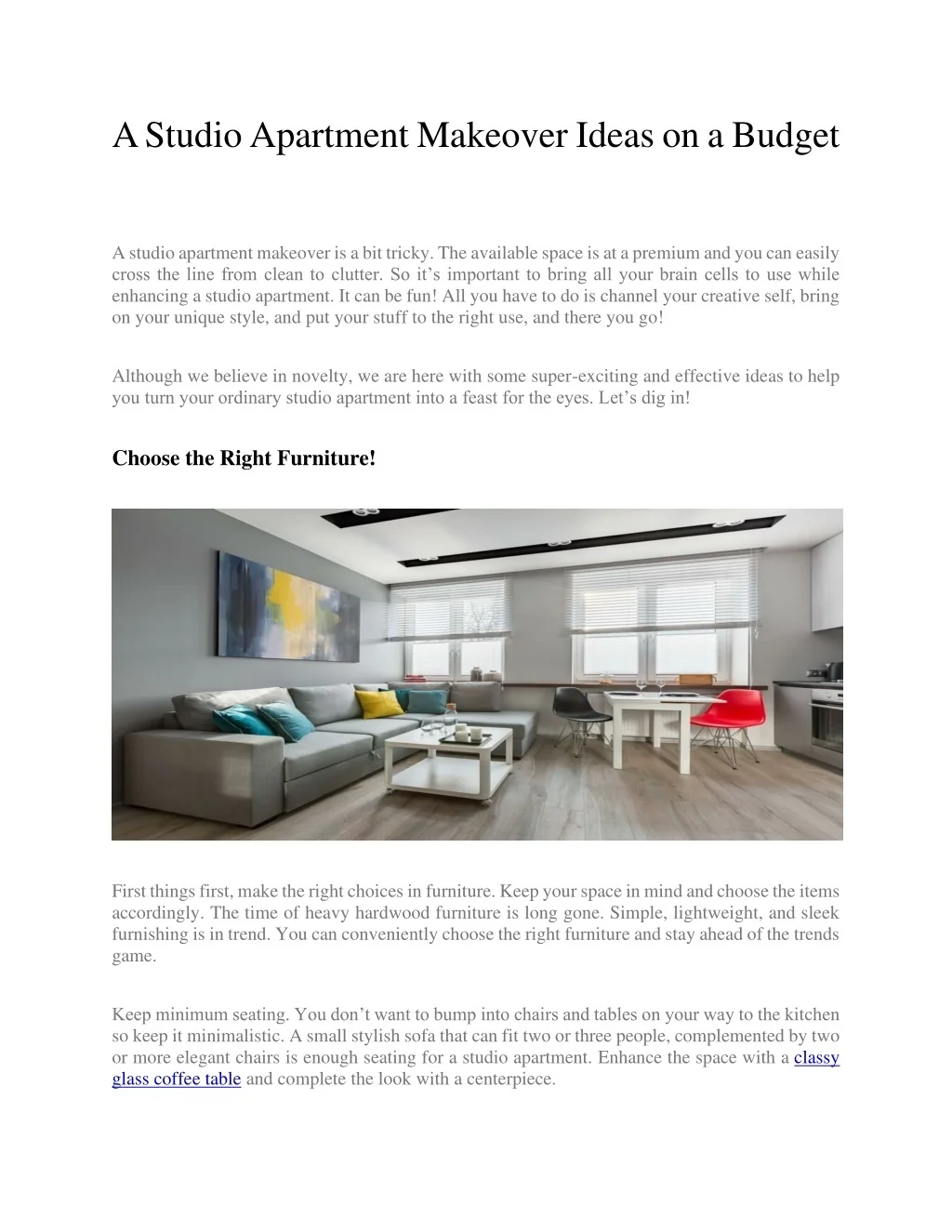 PPT - A Studio Apartment Makeover Ideas on a Budget-converted ... - Apartment Makeover Budget Planning