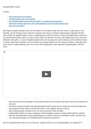 Clever nutzen - Gastroback Entsafter Kaufen Das hast du noch nicht gelesen - Meh