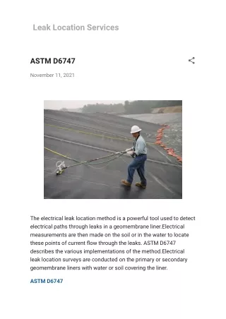 ASTM D6747