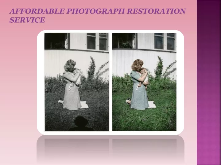 affordable photograph restoration service