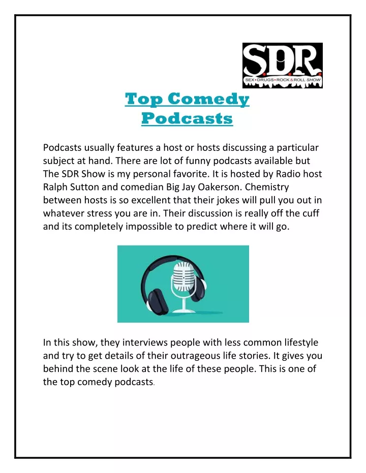top comedy podcasts