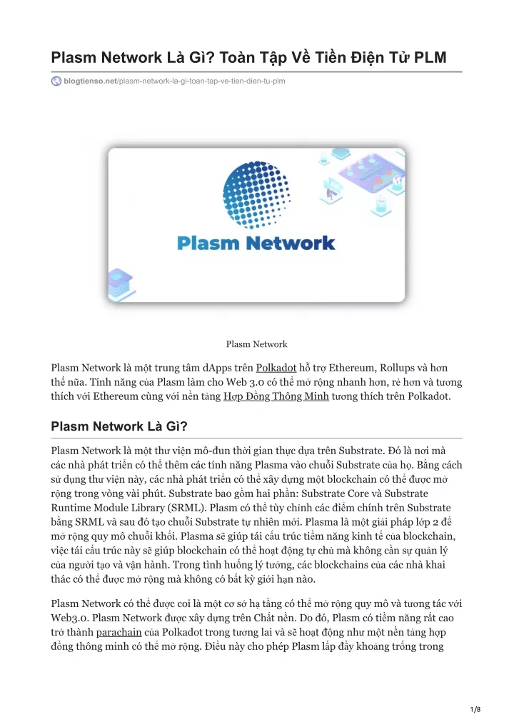 plasm network l g to n t p v ti n i n t plm