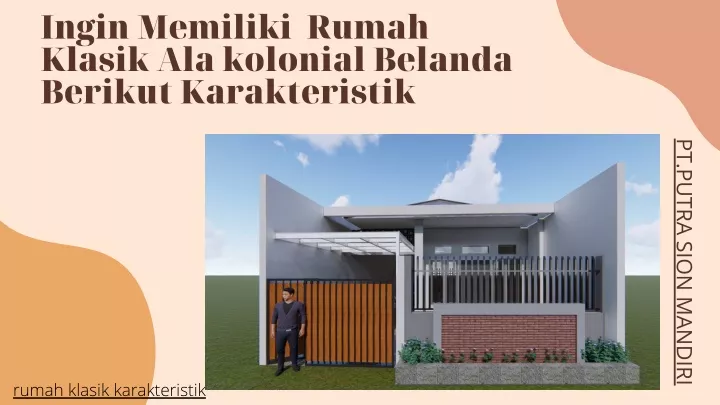 ingin memiliki rumah klasik ala kolonial belanda