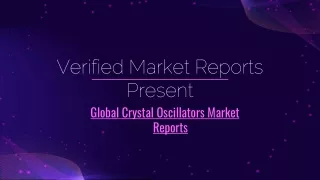 Global Crystal Oscillators Market