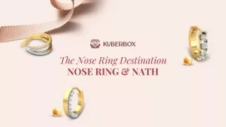 Buy Gold Nose Ring & Nath Online | Affordable Diamond Nose Ring Online India
