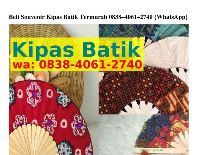 beli souvenir kipas batik termurah 0838 4061 2740