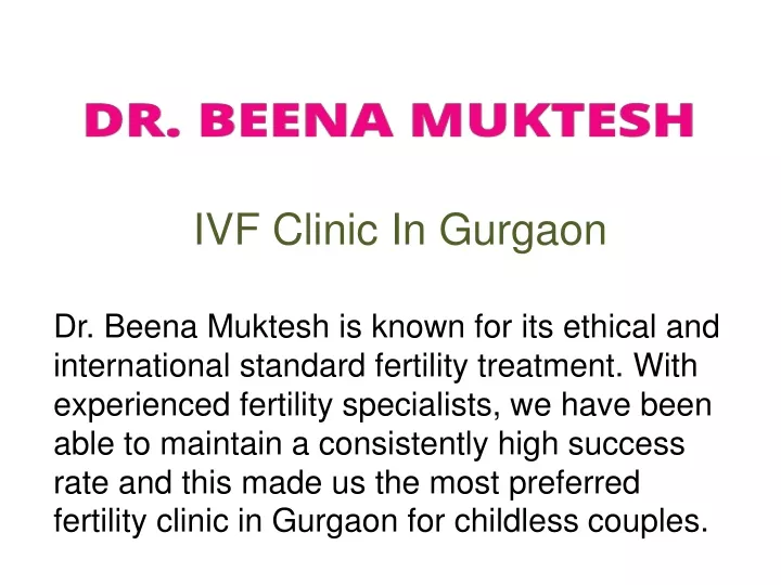 ivf clinic in gurgaon