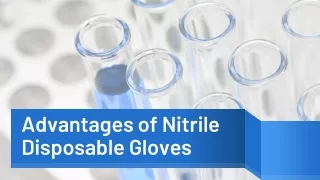 Advantages of Nitrile Gloves