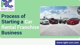 Process of Starting a Car Rental Franchise Business
