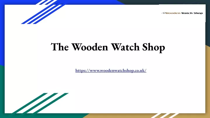 the wooden watch shop