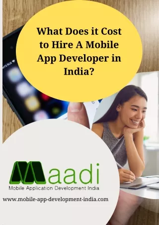 What Does it Cost to Hire A Mobile App Developer in India?