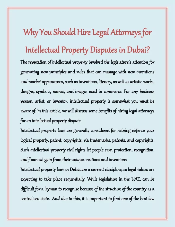 why you should hire legal attorneys