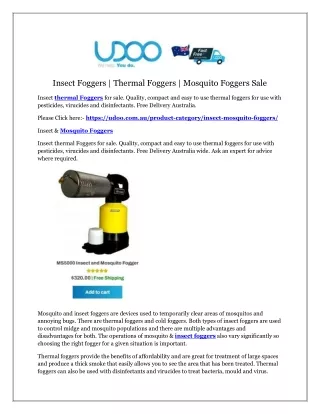insect foggers thermal foggers mosquito foggers