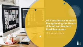 Job Consultancy in India - Strengthening the Hands of Small and Medium Sized Businesses