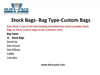 stock bags bag type custom bags