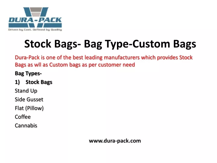 stock bags bag type custom bags