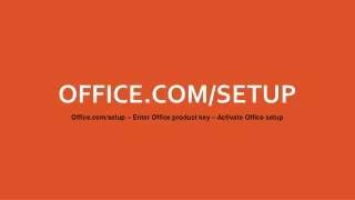 office com setup
