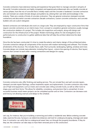10 Facebook Pages to Follow About concrete driveways denver