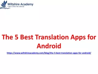The 5 Best Translation Apps for Android