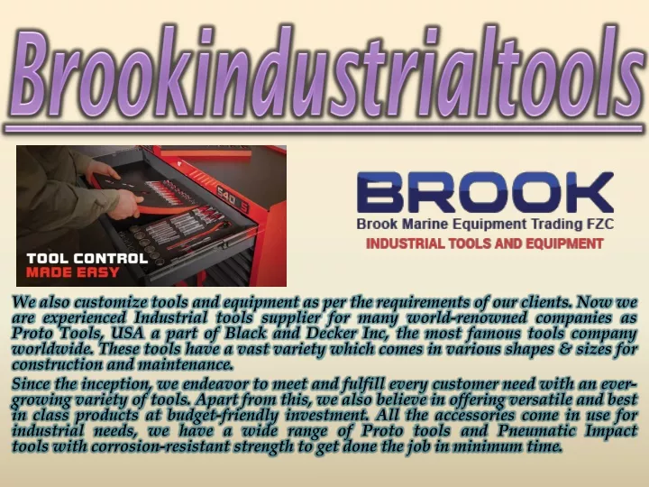 b rookindustrialtools