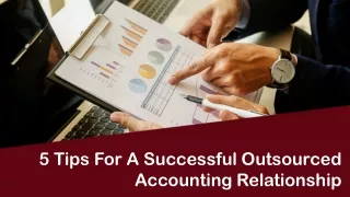 5 tips for a successful outsourced accounting
