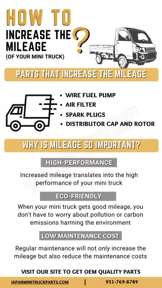 How to Increase the Mileage of Your  Mini Truck?