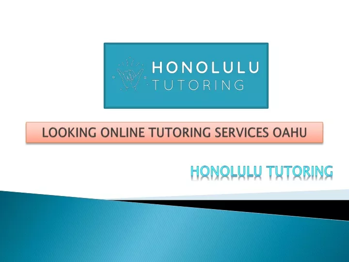 looking online tutoring services oahu