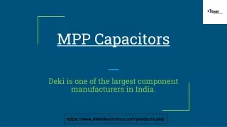 mpp capacitors