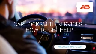 Car locksmith Hollywood FL