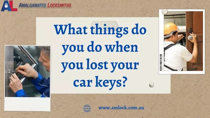 what things do you do when you lost your car keys