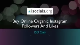 Buy Online Organic Instagram Followers And Likes