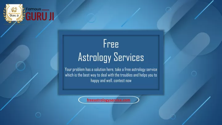 free astrology services