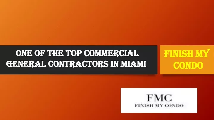 one of the top commercial general contractors