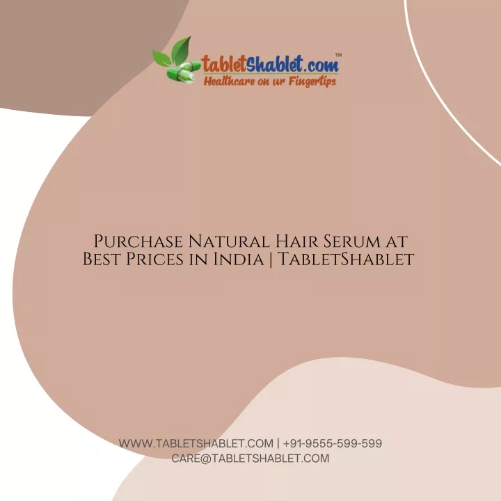 purchase natural hair serum at best prices