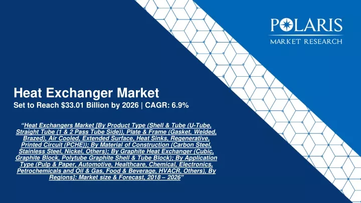 heat exchanger market set to reach 33 01 billion by 2026 cagr 6 9