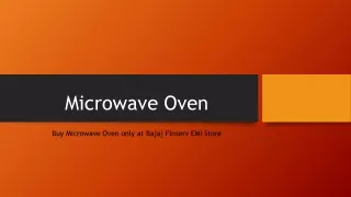 microwave oven