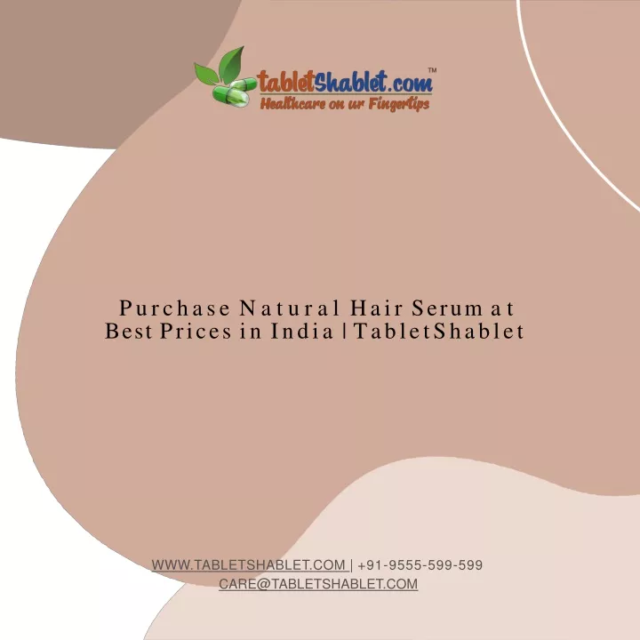 purchase natural hair serum at best prices in india tabletshablet