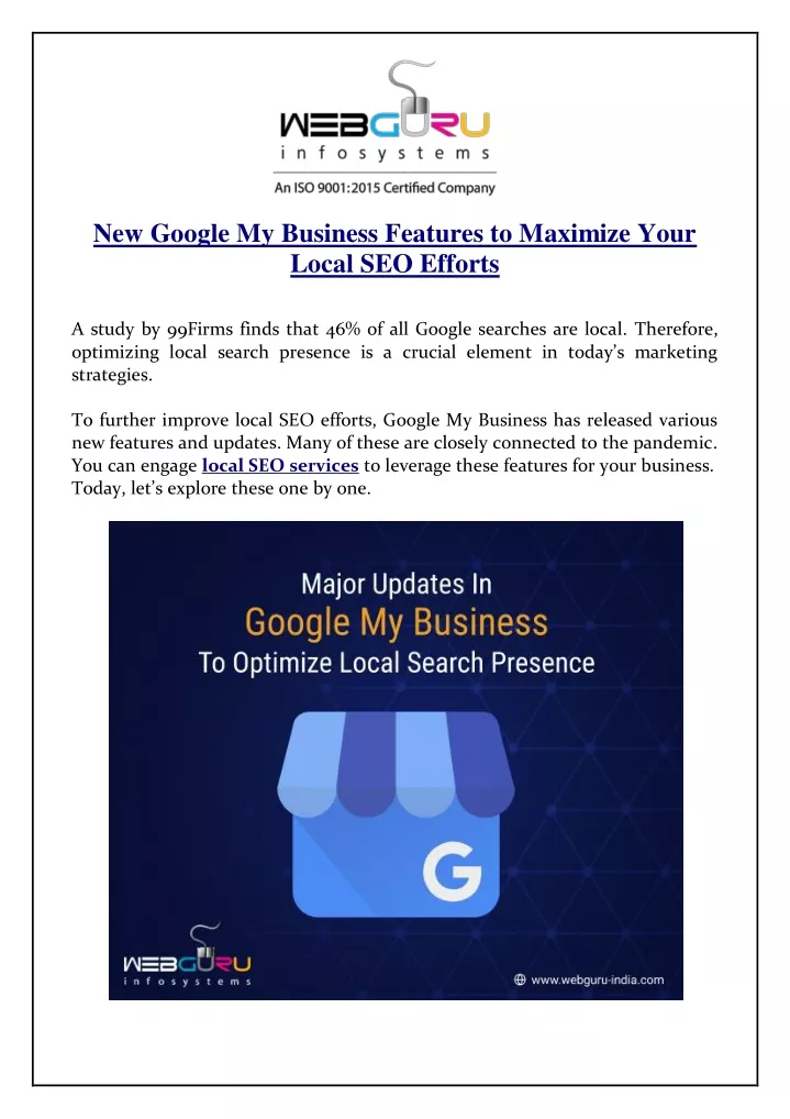 new google my business features to maximize your