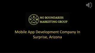 Mobile App Development Company In Surprise, Arizona