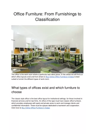 office furniture from furnishings