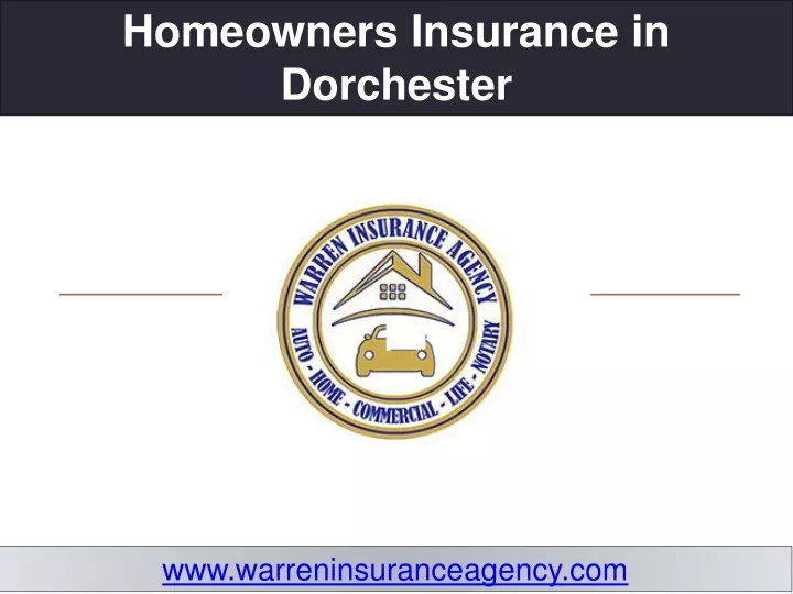 homeowners insurance in dorchester