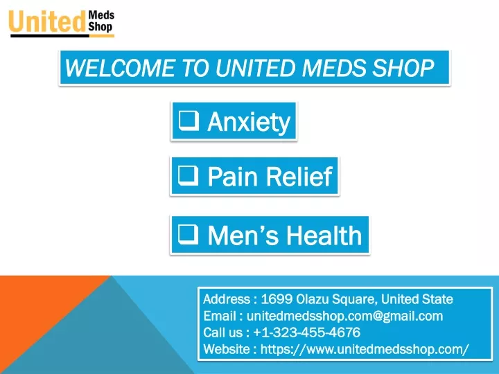 welcome to united meds shop